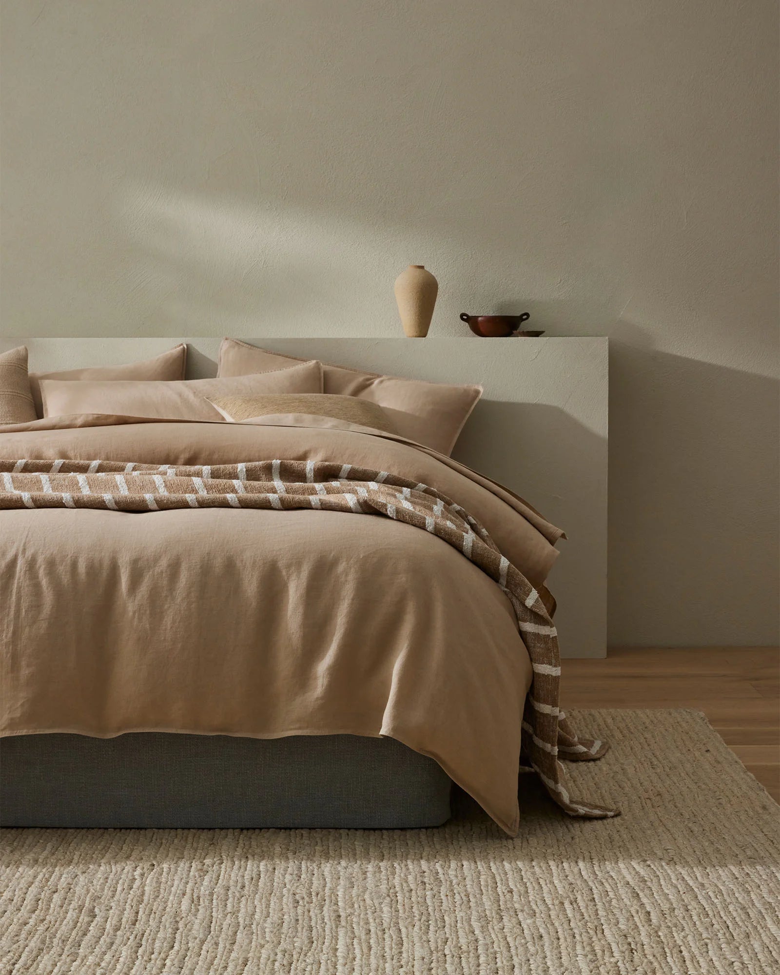 Ravello Quilt Cover Shell - Luxury Soft Bedding Set for Queen & King Size - Perfect for Home, Hotel, and Airbnb Decor