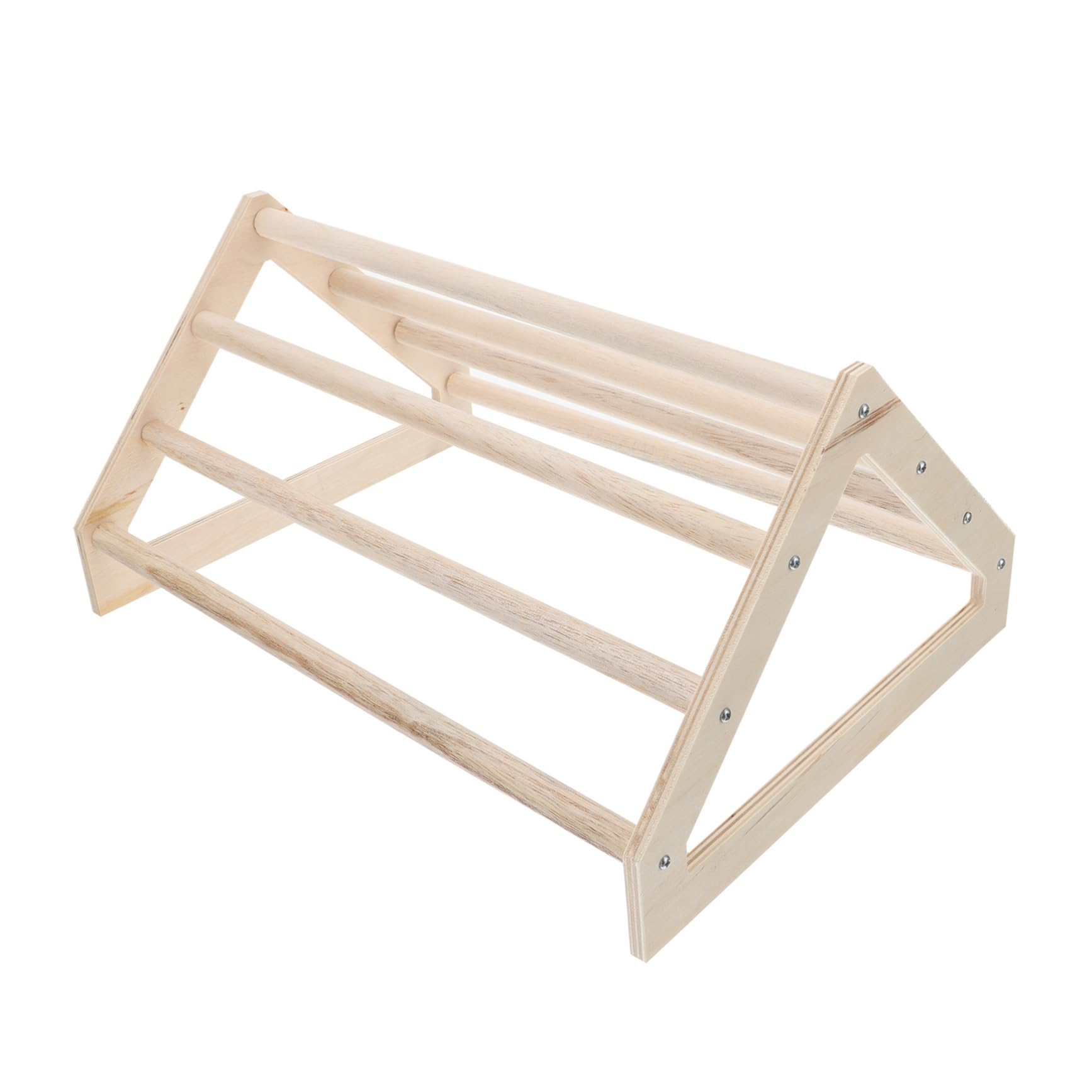 Balacoo Wooden Chicken Stand - Pet Parrot Perch, Poultry Rack & Bird Cage Accessory for Hens, Chicks & Small Birds - Durable & Natural Wood Toy for Indoor/Outdoor Use