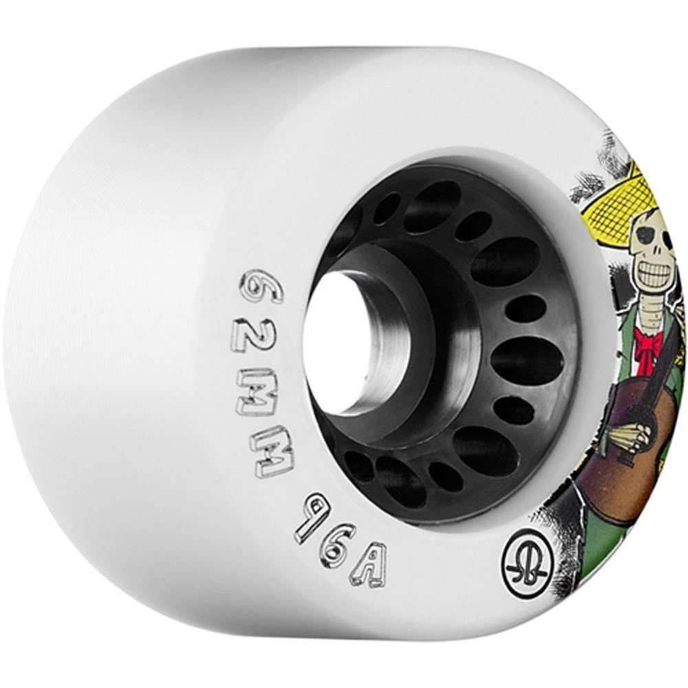 Roller Bones Day of the Dead Roller Derby Skate Wheels - High Performance Skating Wheels for Roller Derby, Artistic Skating & Halloween Costumes