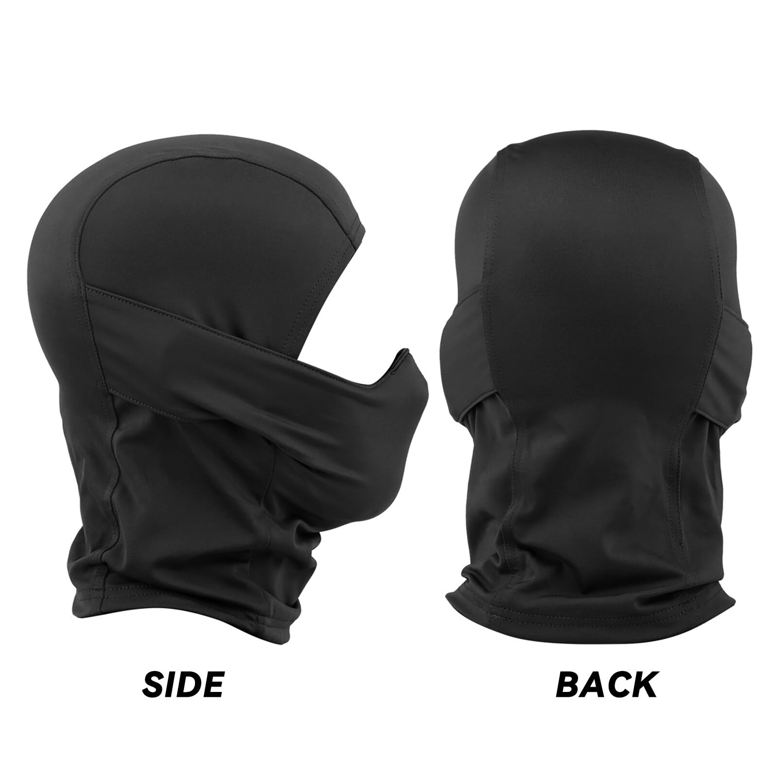 AOUTACC Balaclava Airsoft Mask - Ninja Style Tactical Full Face Protective Mask, Soft Silicone for Airsoft, Cycling, Motorcycle & Outdoor Sports - Perfect for Paintball, Skiing & Winter Activities