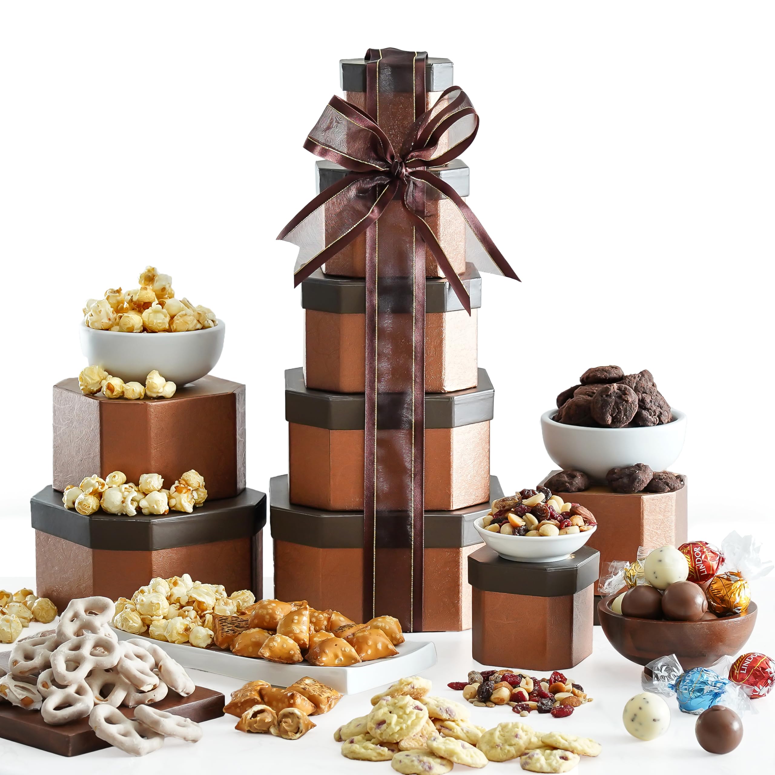 Broadway Basketeers Gourmet Chocolate Gift Basket - Premium Snack Box for Families, College Students | Perfect for Valentine's Day, Birthdays, Thank You Gifts, Get Well Soon & Appreciation Presents | Thoughtful Care Package for Holidays, Office Gifts & Special Occasions
