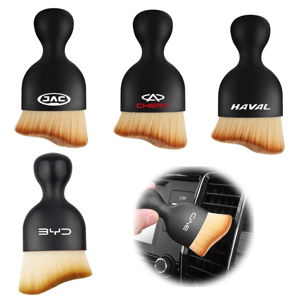 Premium Car Interior Cleaning Brush Set - Soft Bristle Detailing Brush for Dashboard, Vents, and Seats - Perfect for Auto Detailing & Car Care Enthusiasts