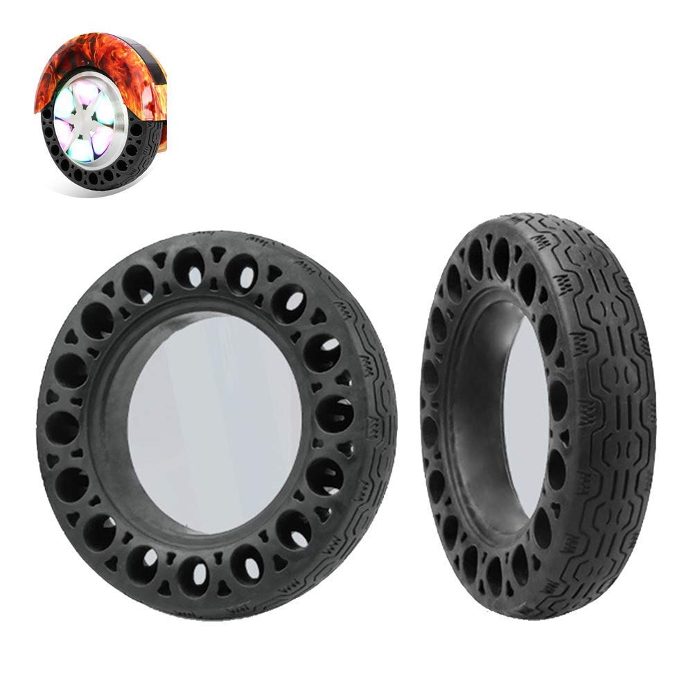 YYAI-HHJU 10X2.125 Honeycomb Solid Tires - Explosion-Proof, Maintenance-Free, Wear-Resistant & Non-Slip Electric Scooter Tires (2PCS) - Perfect for Commuting, Campus Travel & Last-Mile Delivery