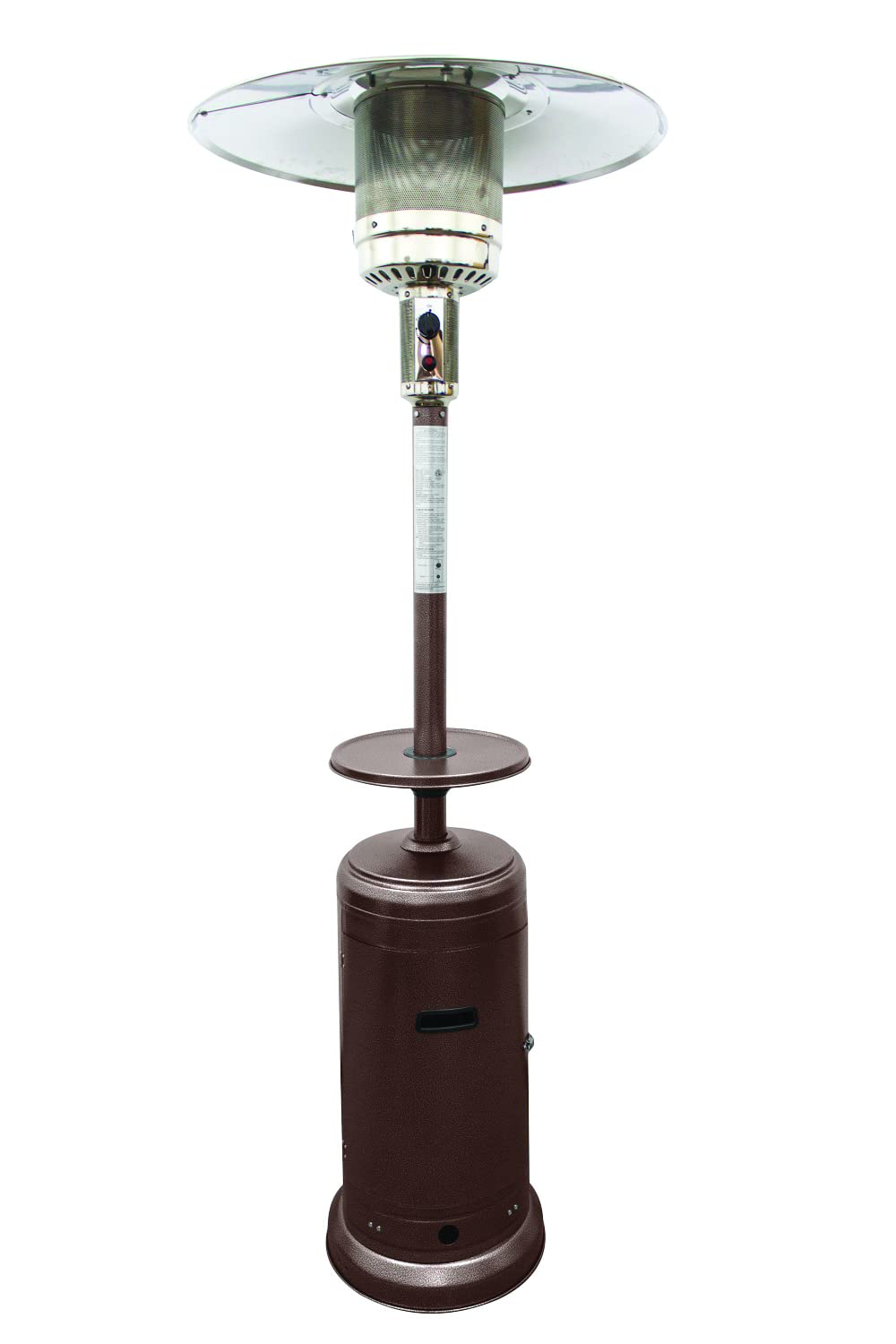AZ Patio Heaters - Outdoor Propane Patio Heater in Hammered Bronze Finish, 48,000 BTU, for Backyard, Deck, Restaurant & Outdoor Dining Areas