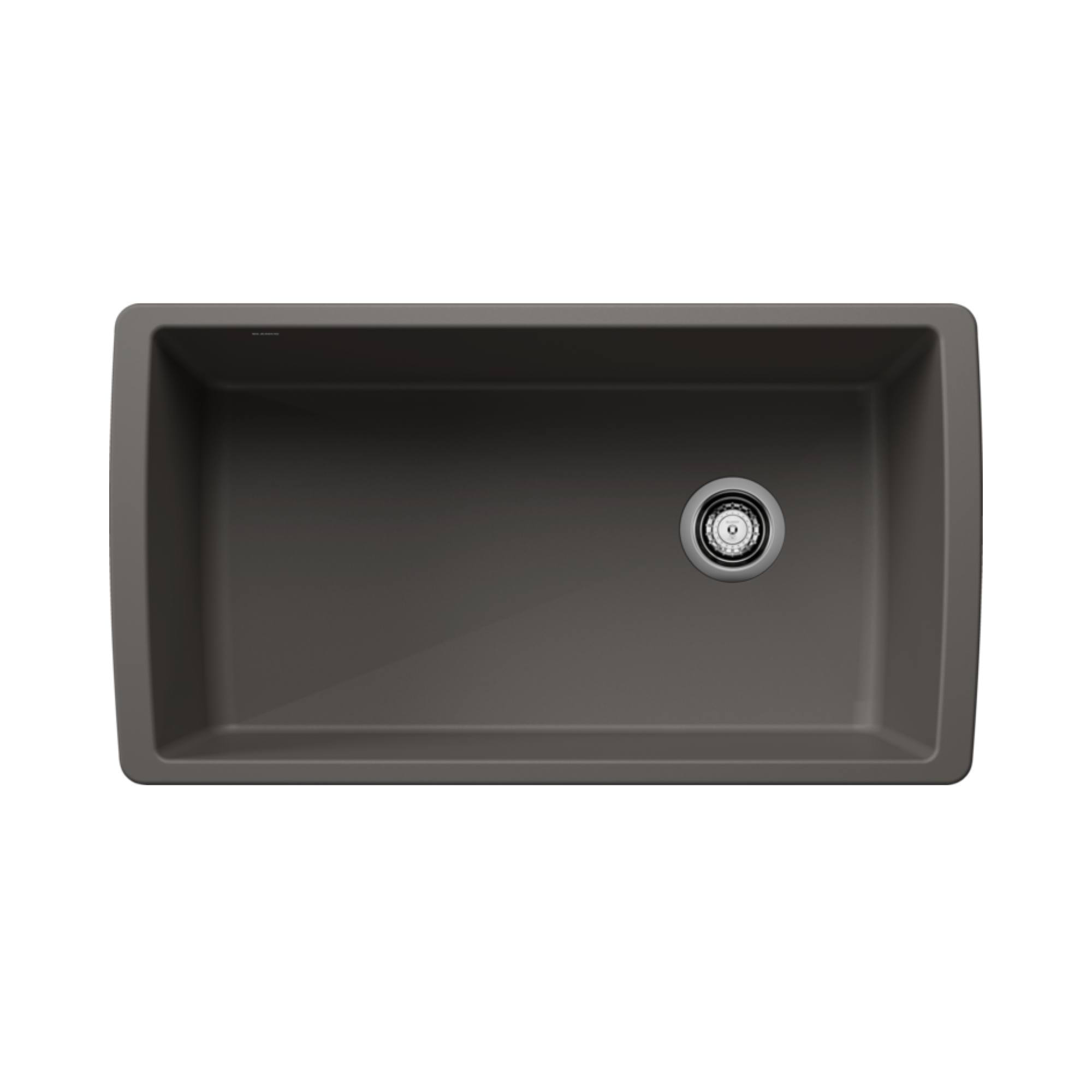 Blanco Diamond Super Single Bowl SILGRANIT Kitchen Sink - Premium Stainless Steel Composite Sink for Modern Kitchens | Perfect for Cooking, Washing Dishes & Food Prep