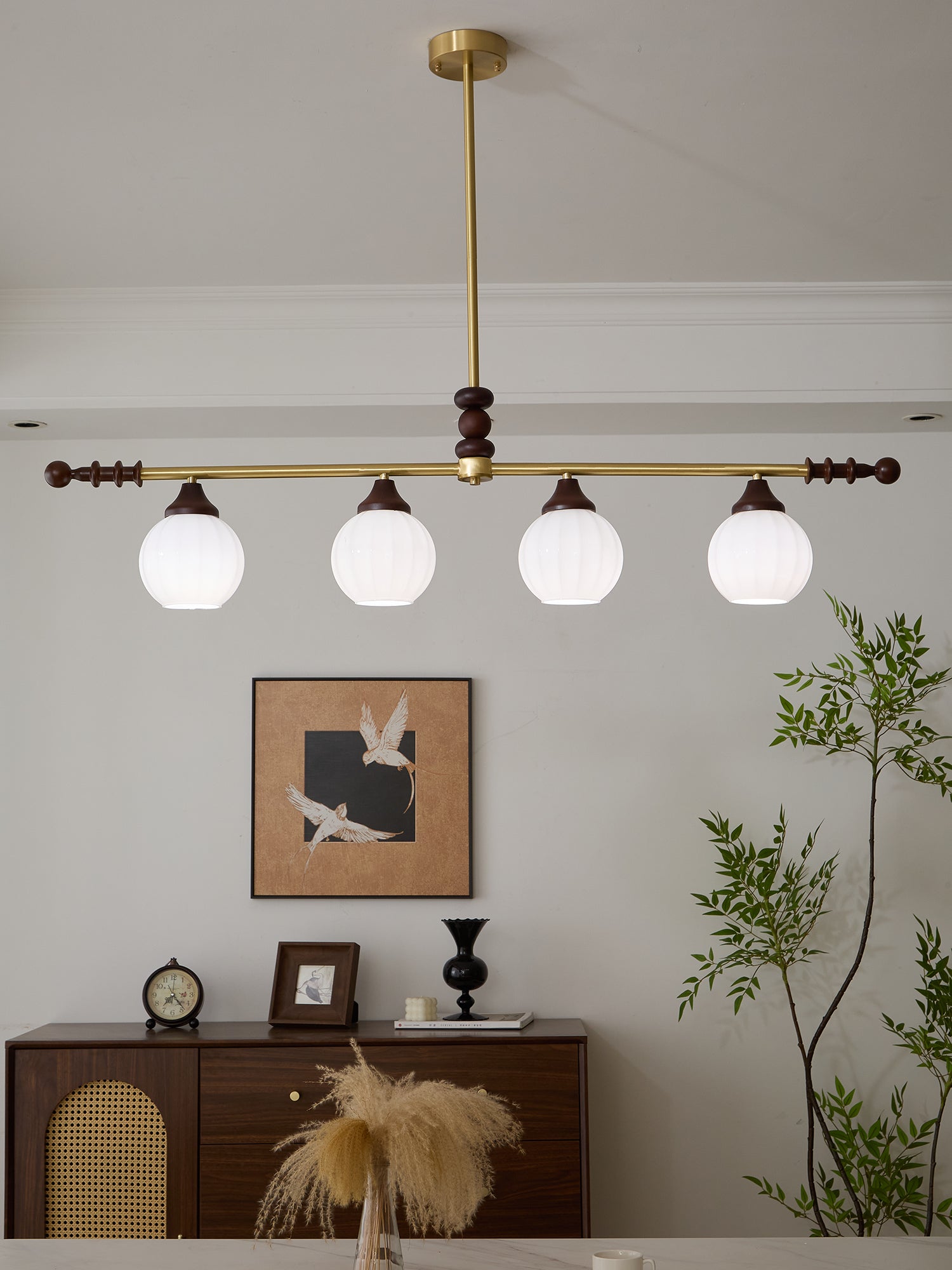 Clarabelle Crystal Chandelier - Elegant Modern Ceiling Light Fixture for Dining Room, Bedroom & Living Room Decor | Energy Efficient LED Lighting