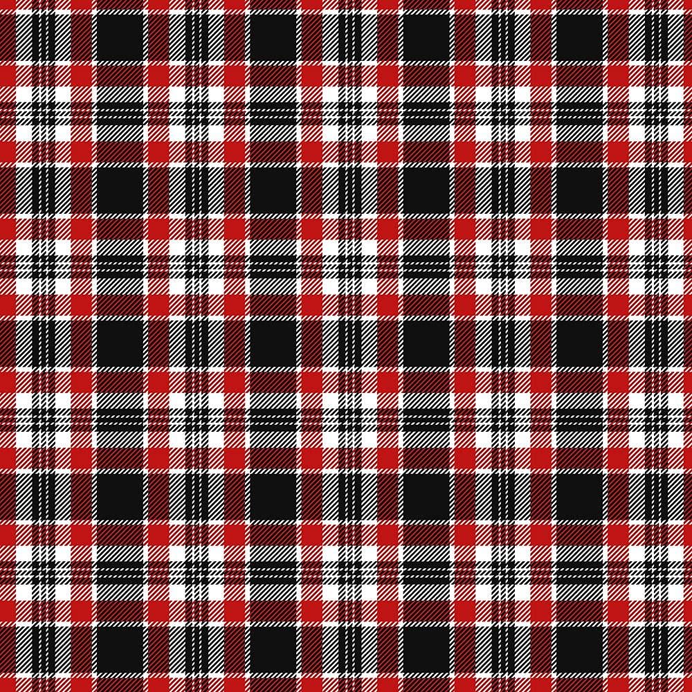 Timeless Treasures Silent Night Holy Night C8469 Red/Black Plaid Christmas Fabric - Perfect for Holiday Quilting, DIY Decor & Festive Sewing Projects
