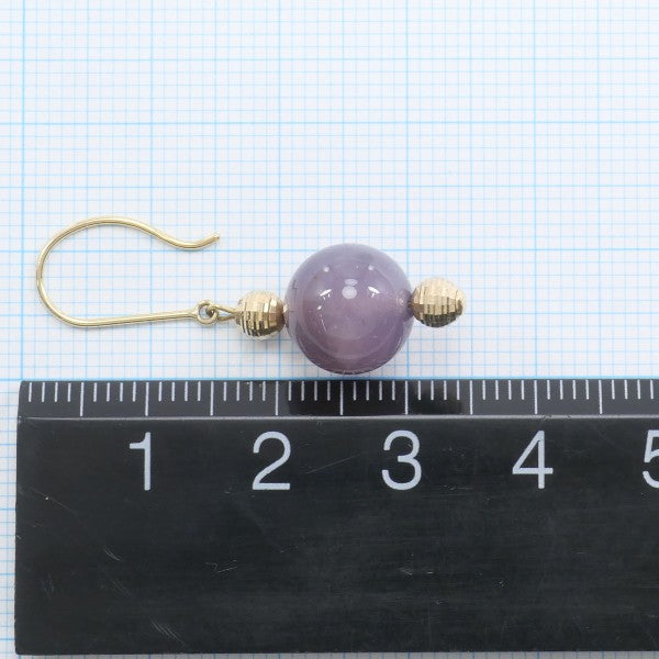 18K Yellow Gold Amethyst Earrings - Vintage Pre-Owned Jewelry for Women | Elegant Gift for Anniversary, Birthday & Special Occasions