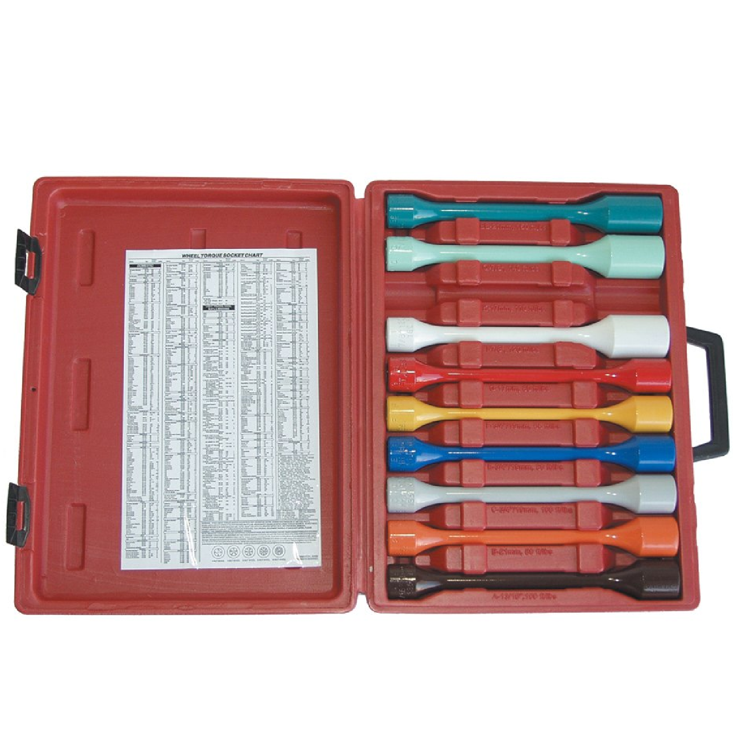 Lock Technology 1593 9 Piece Wheel Torque Master Kit - Professional Lug Nut Removal & Installation Tool Set for Cars, Trucks & SUVs - Perfect for DIY Auto Repair, Tire Changes & Roadside Emergencies