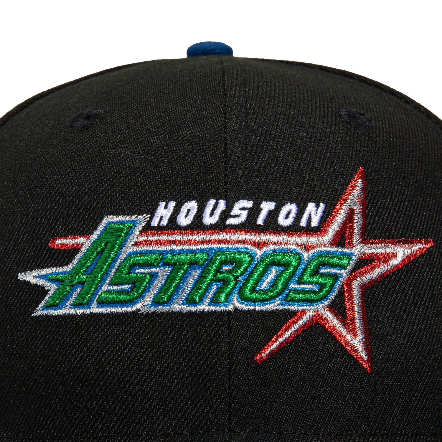 New Era 59Fifty Houston Astros 35th Anniversary Patch Snapback Hat - Black & Royal Blue | Official MLB Licensed Baseball Cap for Men & Women | Perfect for Games, Collecting & Streetwear Fashion