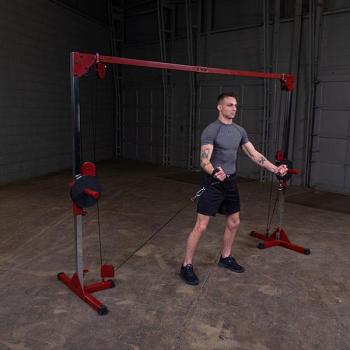 Premium Fitness Cable Crossover Machine for Home & Gym - Adjustable Strength Training Equipment for Full-Body Workouts | Perfect for CrossFit, Weightlifting & Muscle Building
