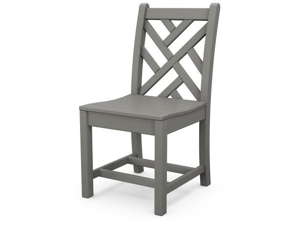 Polywood Chippendale Dining Side Chair - Weather-Resistant Outdoor/Indoor Furniture - Perfect for Patio, Garden, Dining Room & Restaurant Use