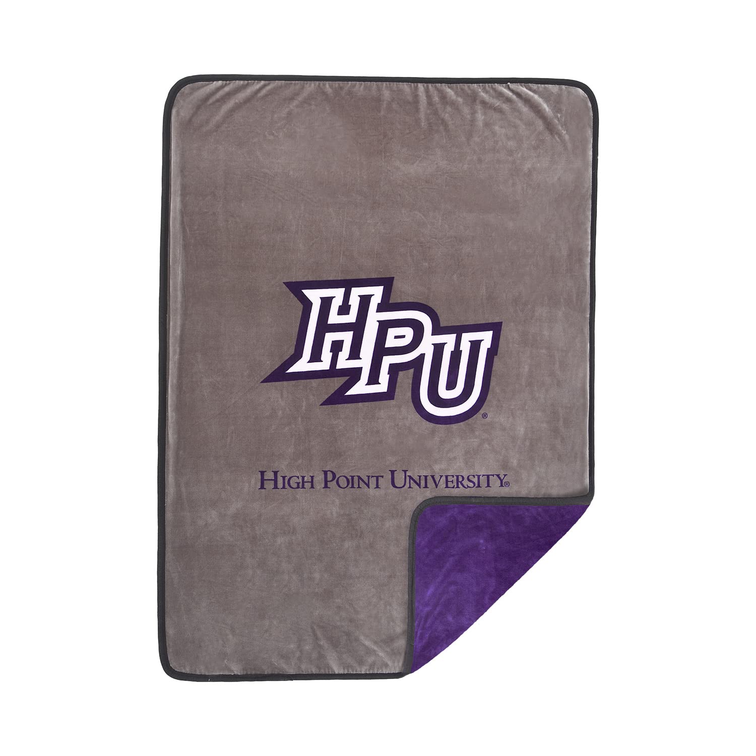 High Point University Panthers Premium Plush Fleece Blanket - 60x80 Inches (Queen/Twin XL Size) | Ultra Soft College Team Blanket for Bed, Couch & Gifts | HPU Panthers Fan Gear for Dorms, Game Day & Home Decor