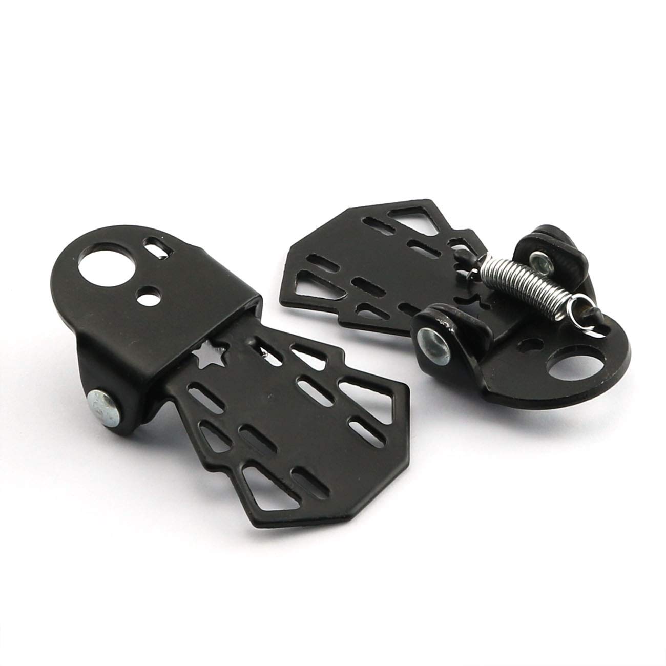 1 Pair Bike Rear Pedals for Folding Bikes - Durable Footrest Accessories for Cycling Comfort | Perfect for Commuting, Exercise & Urban Riding