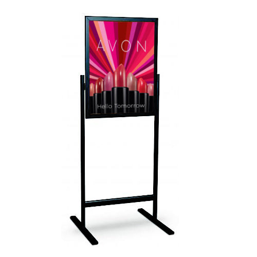 24x36 Double Sided Snap Frame Floor Stand - 2 Snap Open Sign Frames for Posters, Artwork & Displays - Perfect for Retail Stores, Events & Trade Shows