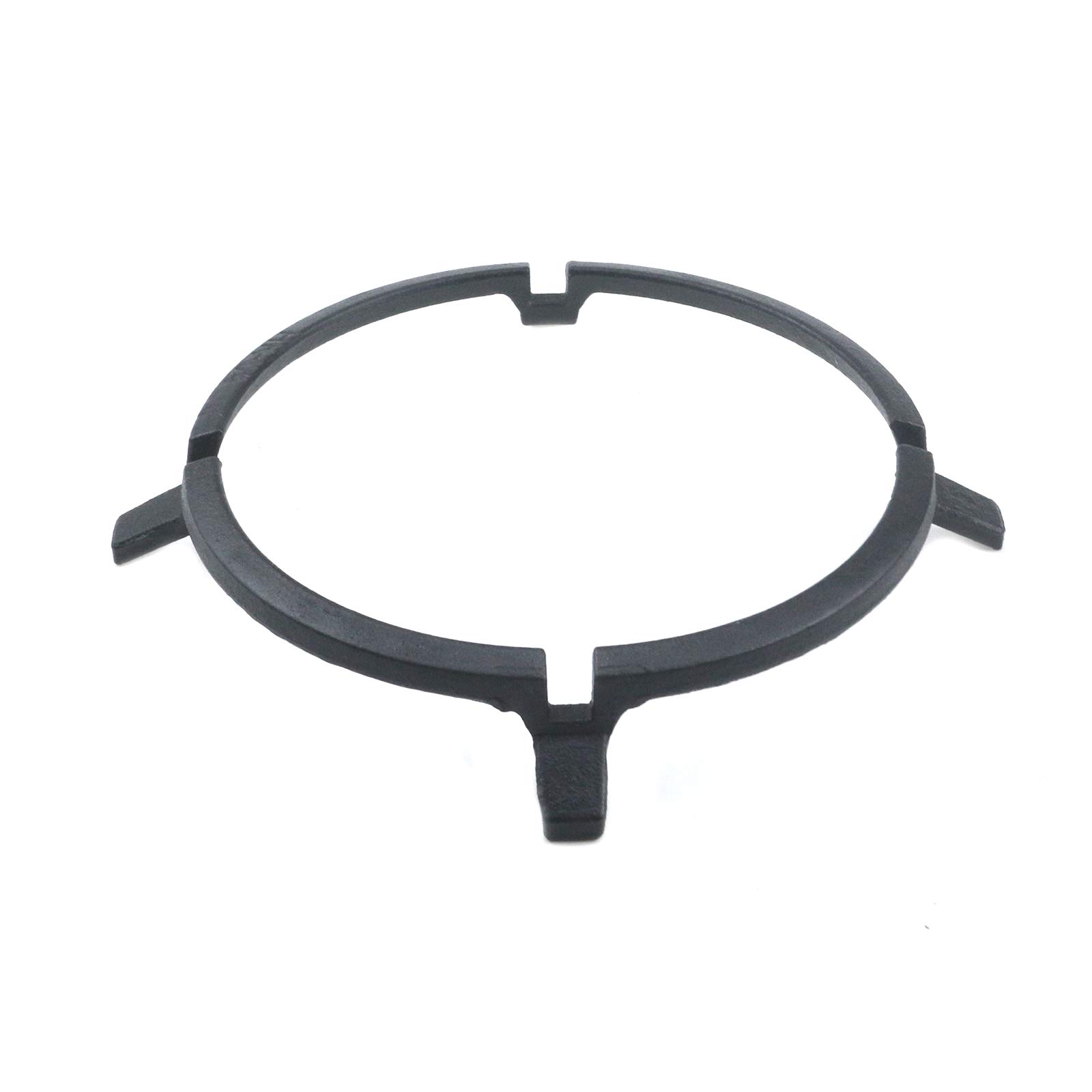 Premium Cast Iron Stove Trivets - Non-Slip Black Pan Holder & Wok Support Ring - Durable Cooktop Accessories for Milk Pots & Kitchen Utensils (4-Ear Design) - Perfect for Gas Stoves, Induction Cooktops & Outdoor Cooking