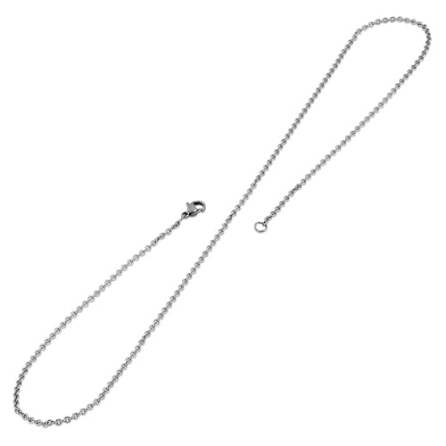 1.8MM Stainless Steel Cable Chain Necklace for Women & Men - Durable & Hypoallergenic Jewelry for Everyday Wear, Gifts & Special Occasions