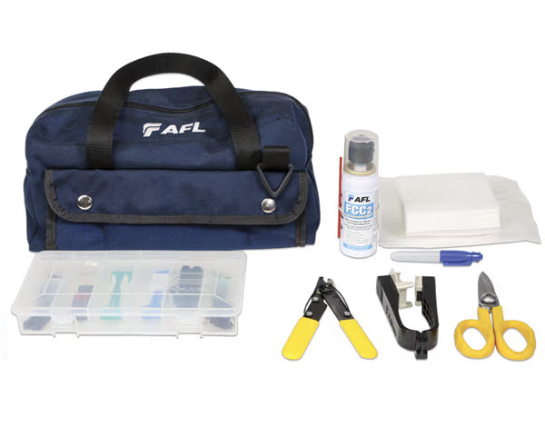 AFL FUSEConnect Fiber Optic Tool Kit with Accessories - Professional Fiber Optic Splicing & Termination Tools for Network Installations