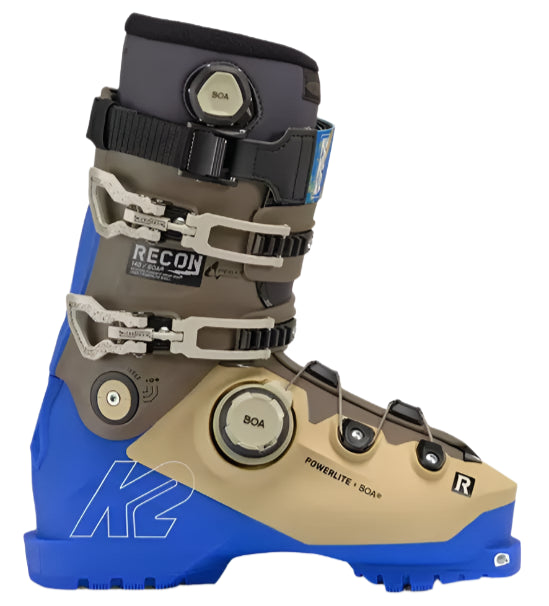 K2 Recon 140 BOA Ski Boots 2025 - Men's & Women's High-Performance Ski Boots for All-Mountain Skiing | Perfect for Alpine, Freeride & Backcountry Adventures