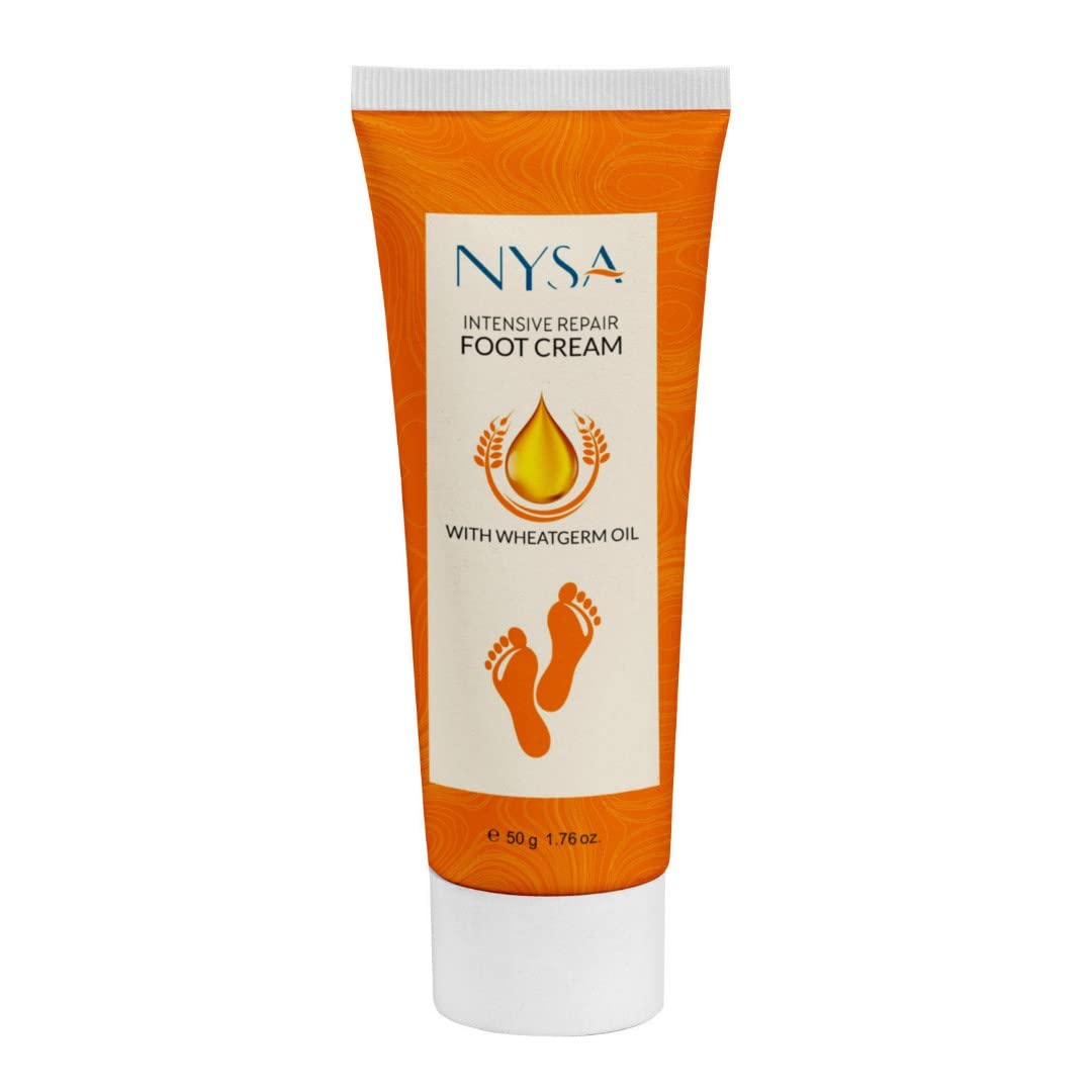 RCM Nysa Natural Organic Intensive Repair Foot Cream - 50g | Deep Moisturizing & Healing for Dry, Cracked Feet | Perfect for Pedicures, Daily Foot Care & Relaxation