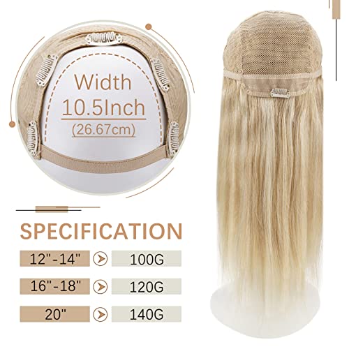 U Part Human Hair Wig 12-20 Inches | 100% Remy Human Hair Extensions | Natural Black & Brown Colors | Perfect for Daily Wear, Parties & Cosplay