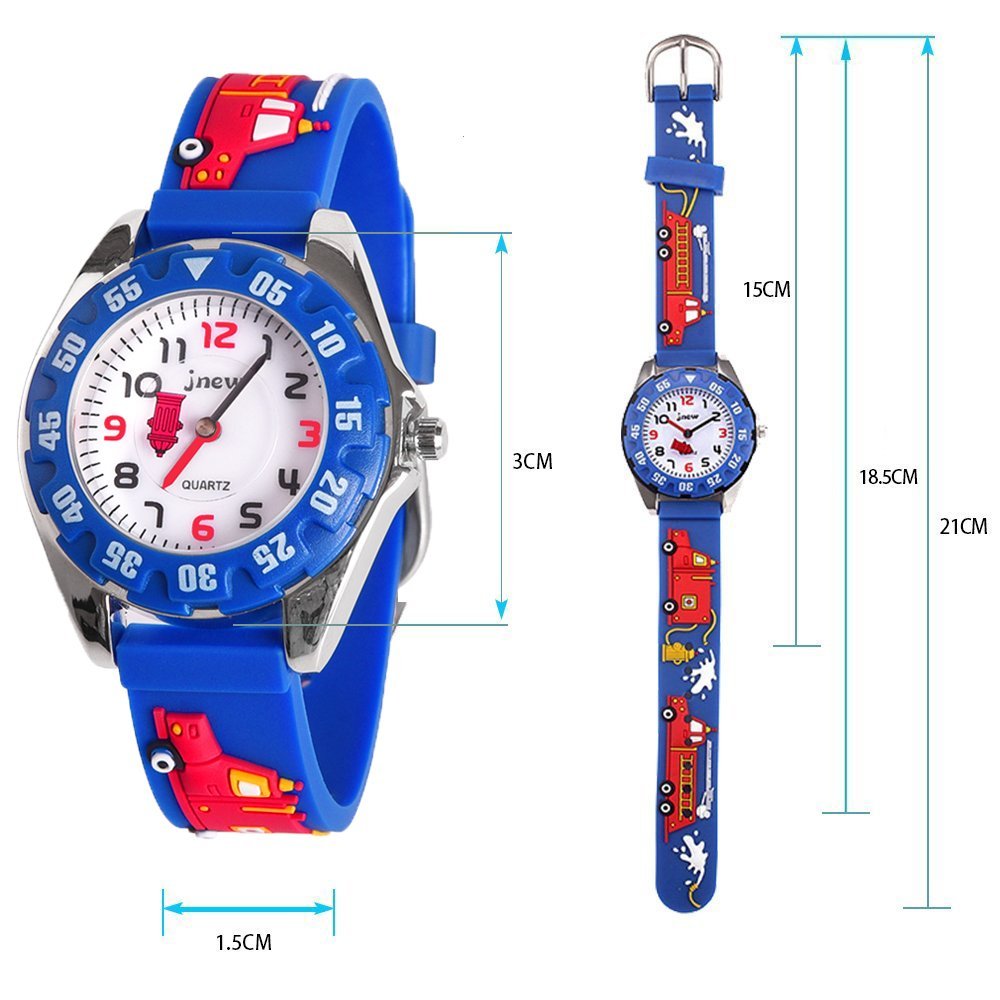 **3D Cartoon Waterproof Kids Watch for Girls Age 3-8 - Cute & Durable Toddler Watch - Perfect Gift for Birthdays, Christmas & Outdoor Play**
