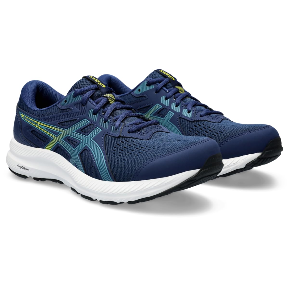 ASICS Men's Gel-Contend 8 Running Shoes - Lightweight Cushioned Athletic Sneakers for Jogging, Gym Workouts & Daily Walking | Breathable Mesh Comfort for Men's Training & Fitness