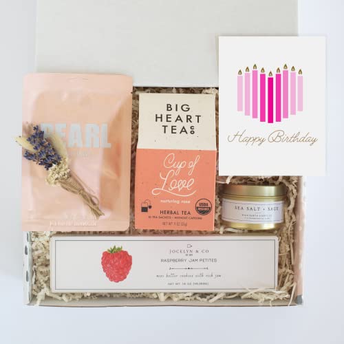 Unboxme Cookies & Tea Gift Box for Women - Birthday, Sympathy, Get Well - Perfect for Employees & Care Packages