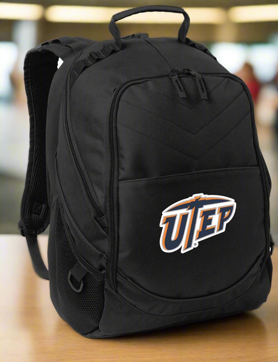 UTEP Backpack UT El Paso Miners Laptop Computer Bag - Durable & Stylish for School, Work & Travel