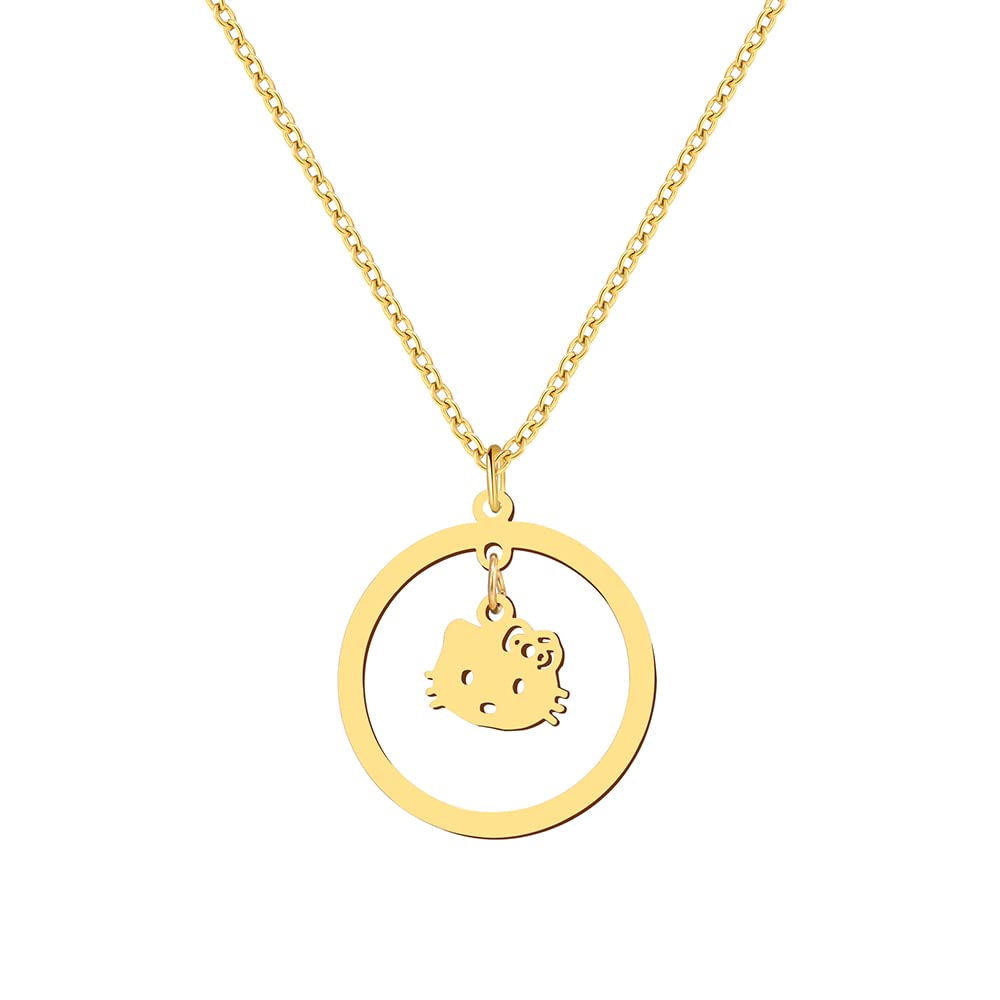 Elegant Cat Moon Necklace for Women & Teen Girls - Dainty Cat Pendant Jewelry, Perfect Gift for Birthday, Christmas & Valentine's Day - Ideal for Casual Wear, Date Nights & Friendship Celebrations