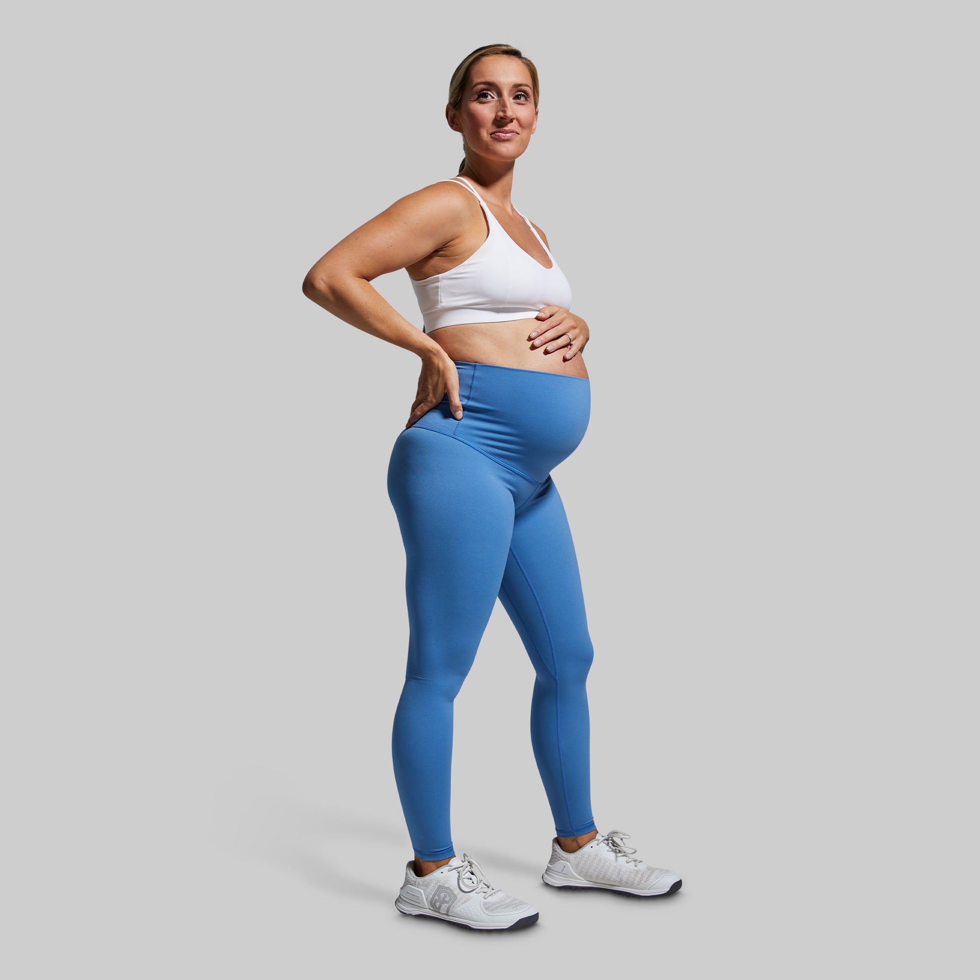 Marina Maternity Leggings - Stretchy & Comfortable Pregnancy Pants for Women - Perfect for Yoga, Workouts & Everyday Wear