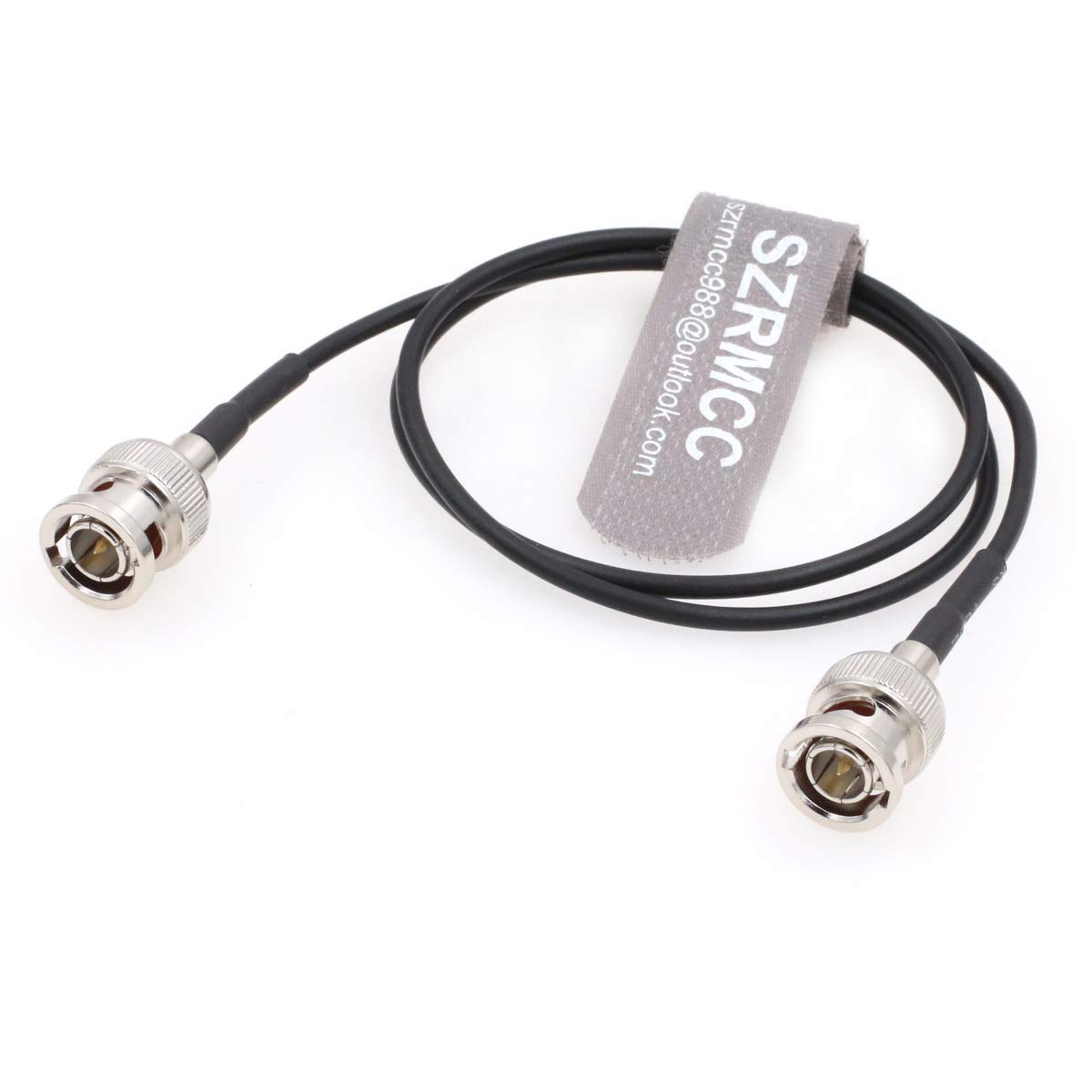 3G HD SDI Cable BNC to BNC - RG174 75ohm Thin Flexible Coaxial Video Cable for Sony FS5 FX6, Atomos Shogun Inferno, SmallHD Monitor, Blackmagic, ARRI RED Cameras - Perfect for Studio & Field Production (60cm/2ft)