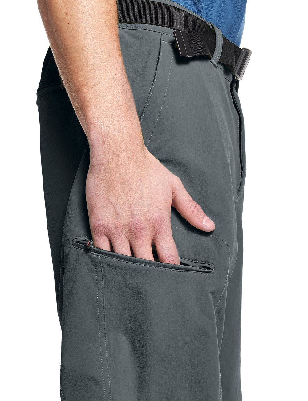 Maier Men's 130002 Shorts in Graphite - Size 48 | Comfortable Casual Shorts for Outdoor Activities & Summer Wear