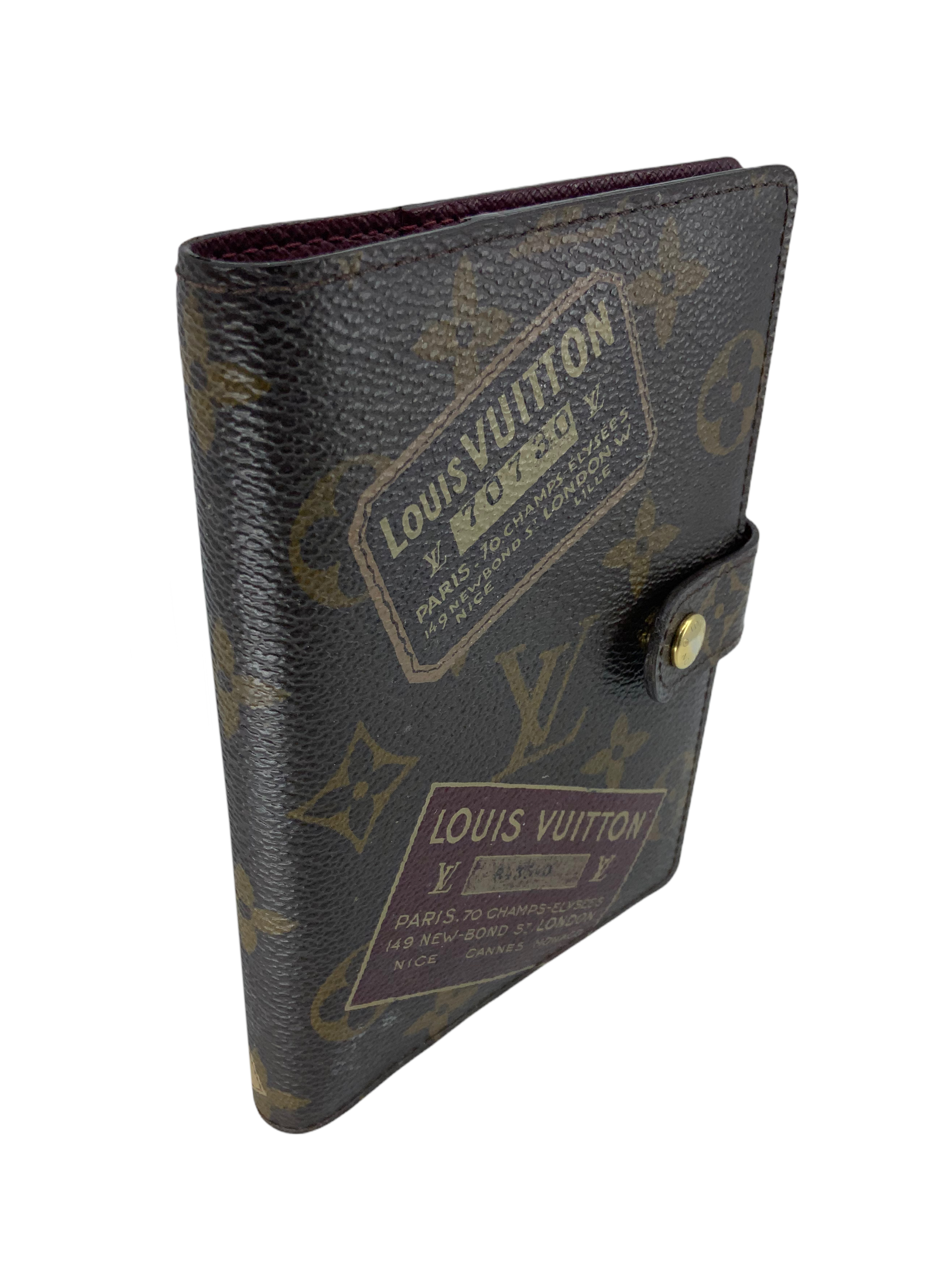 Authentic Louis Vuitton Monogram Agenda Planner 2024 - Limited Edition Leather Organizer for Business, School & Daily Planning | Luxury Notebook & Datebook for Professionals & Students