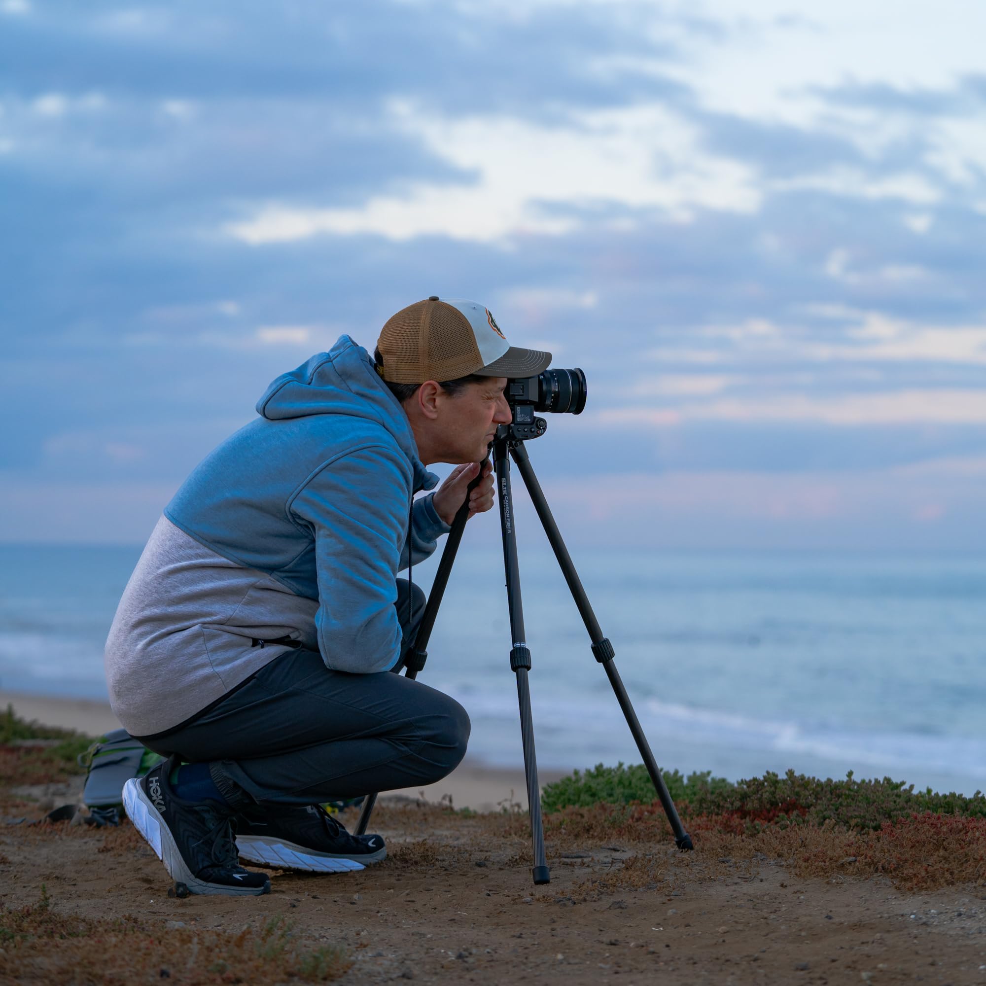 SLIK PRO CF-632 Carbon Fiber Backpacking Tripod 2-Sections 37.5