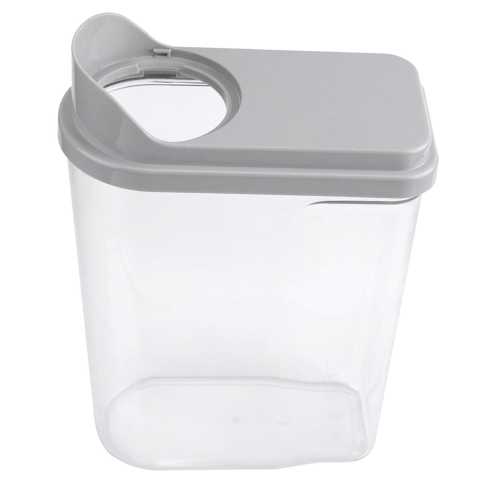 Eco-Friendly Non-Toxic Food Storage Container for Grains & Dried Fruits - Durable, BPA-Free, Airtight Kitchen Organizer (Gray) - Perfect for Pantry, Camping & Meal Prep