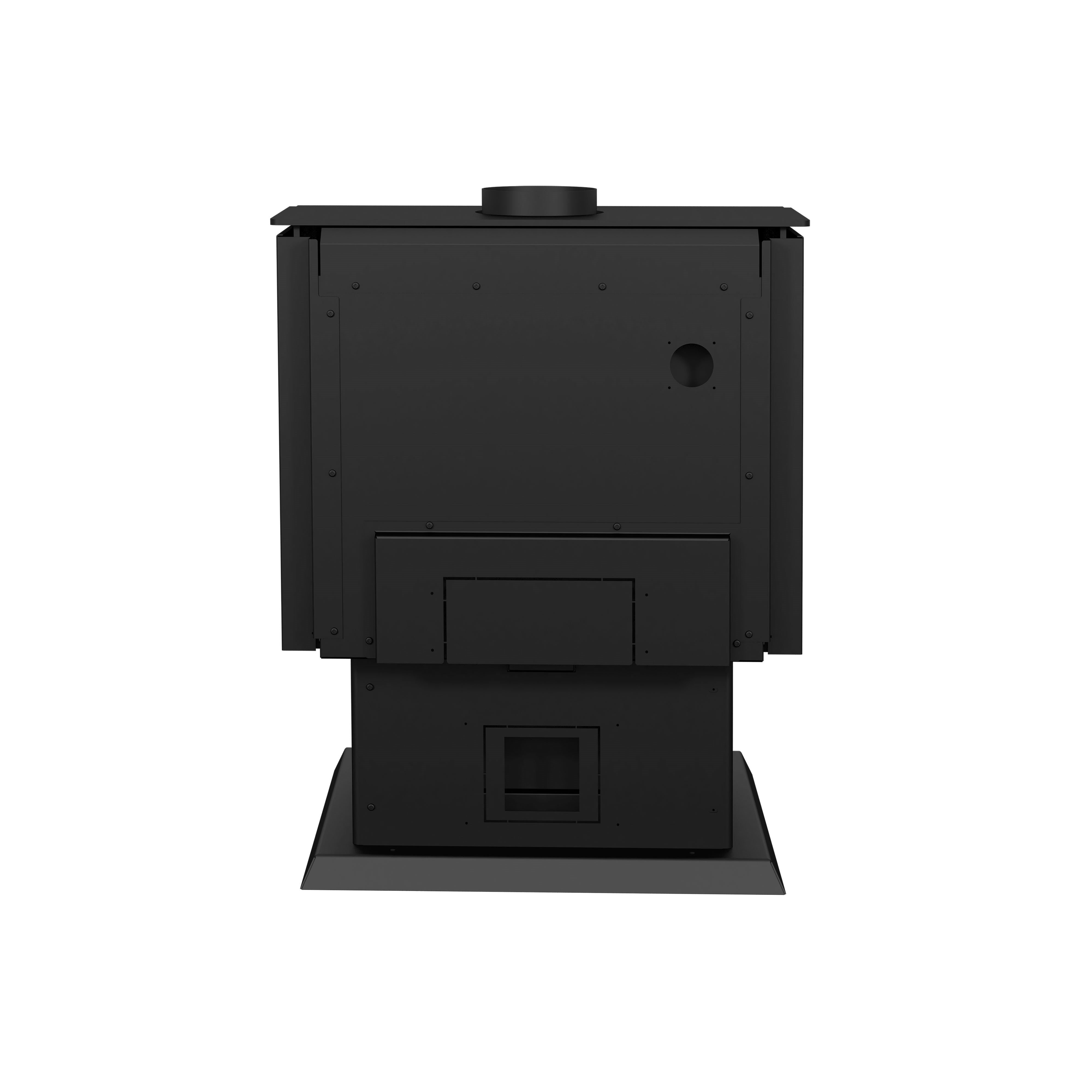 Drolet HT 3000 EPA Certified Wood Stove - Heats Up to 2,700 Sq. Ft. - Efficient & Eco-Friendly Heating for Homes, Cabins & Outdoor Living Spaces