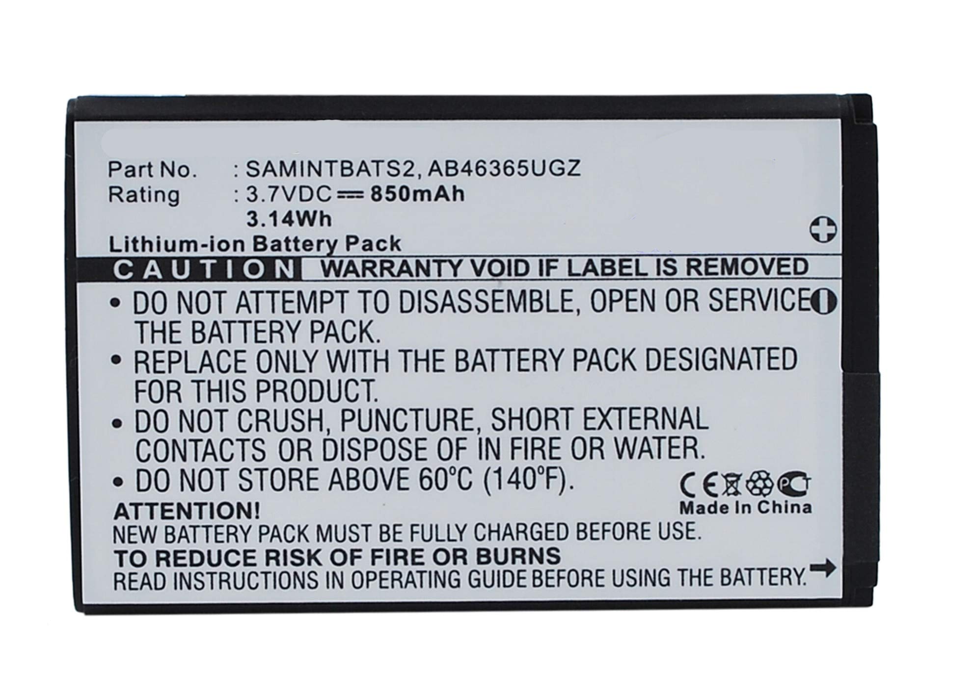 Synergy Digital Li-ion 3.7V 850mAh Replacement Battery for Verizon DoubleTake & Samsung AB463651GZ - Ultra High Capacity Cell Phone Battery - Perfect for Extended Use, Travel, and Emergency Backup Power