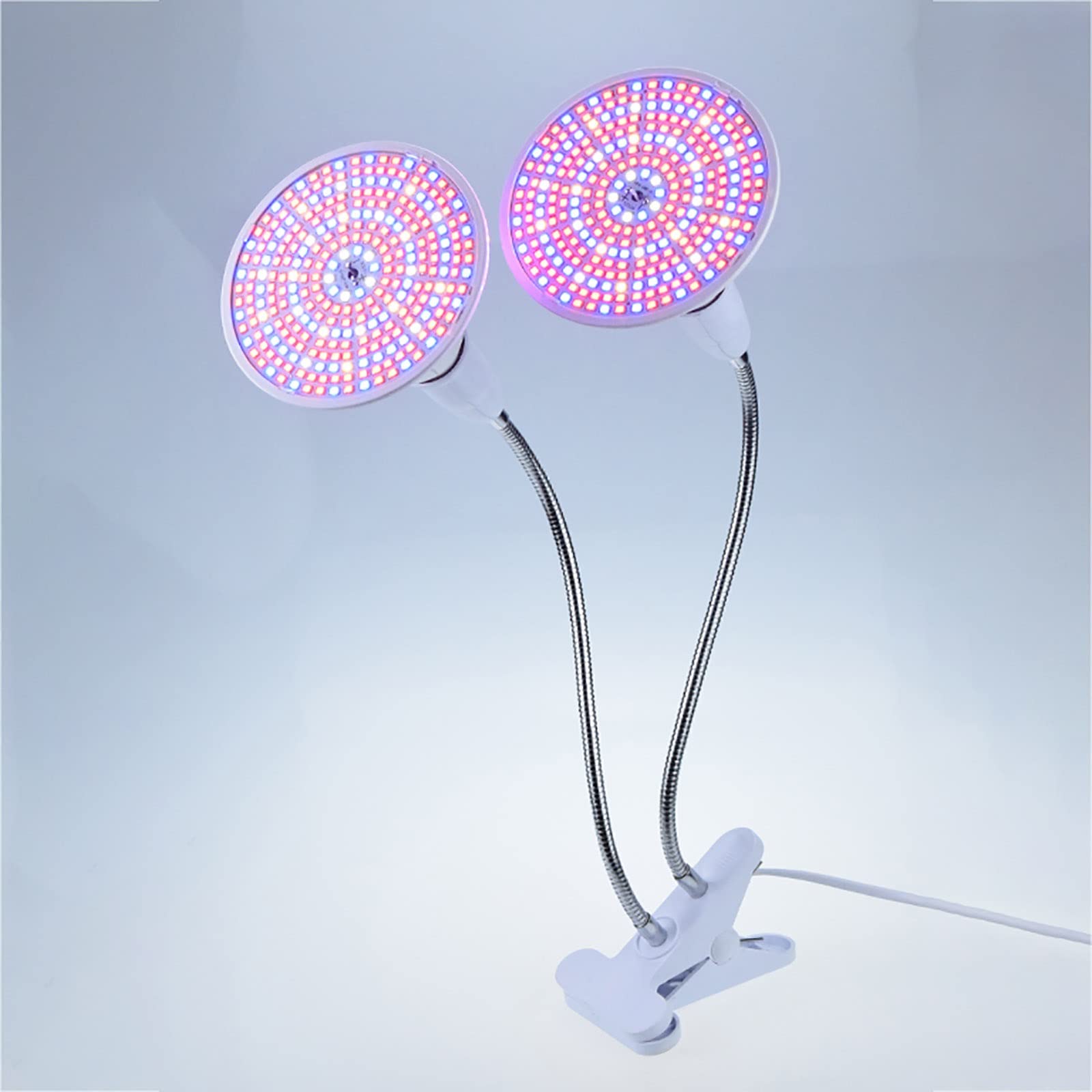 Best LED Grow Light for Indoor Plants - 2 Heads 290 Lamp Beads with Switch, Perfect for Greenhouse, Flowers, Vegetables & Succulents | Ideal for Home Gardening, Hydroponics & Indoor Plant Growth
