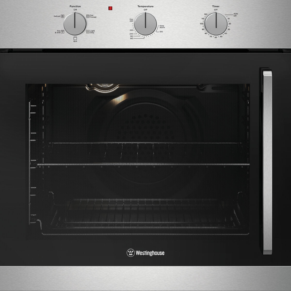 Westinghouse WVES6314SD 60cm Stainless Steel Multi-Function Side Opening Oven - Perfect for Baking, Roasting & Small Kitchen Spaces