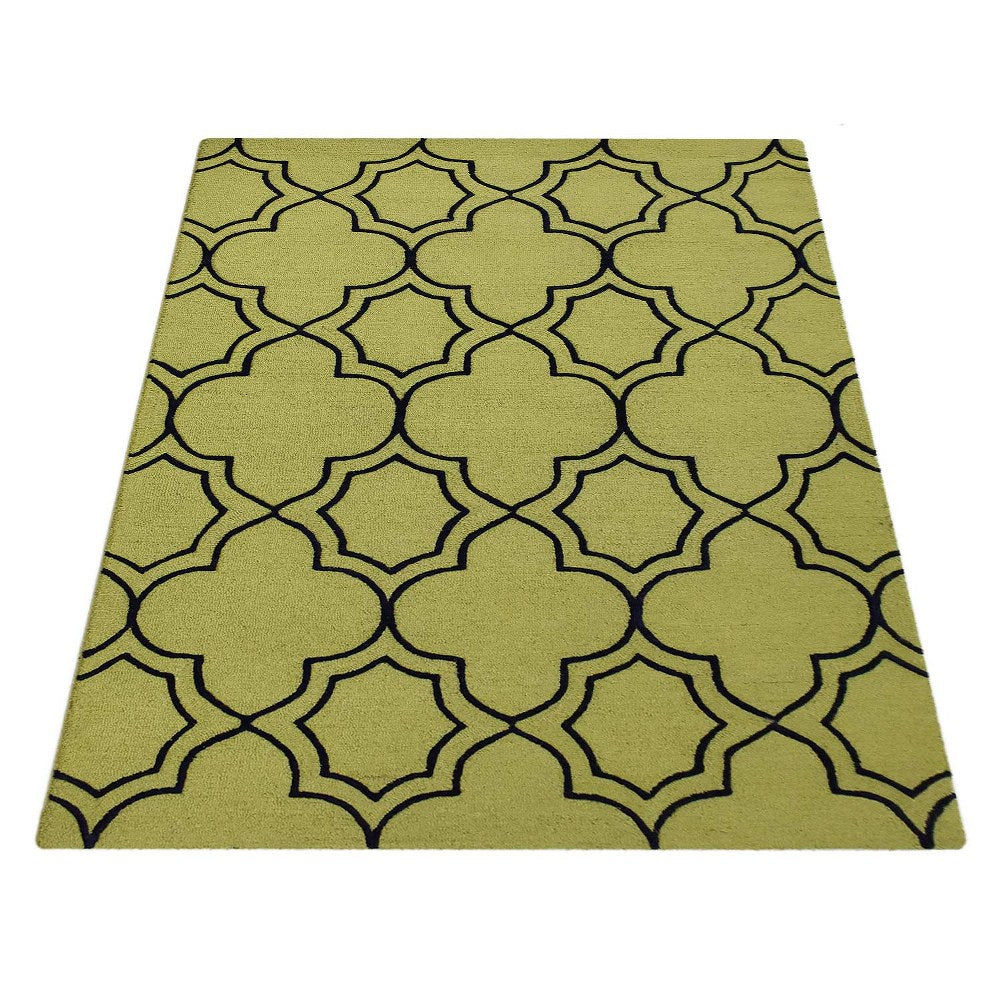 Premium Hand Tufted Area Rug - Soft & Durable Wool Carpet for Living Room, Bedroom - Non-Slip Home Decor Floor Mat for Cozy Interior Design