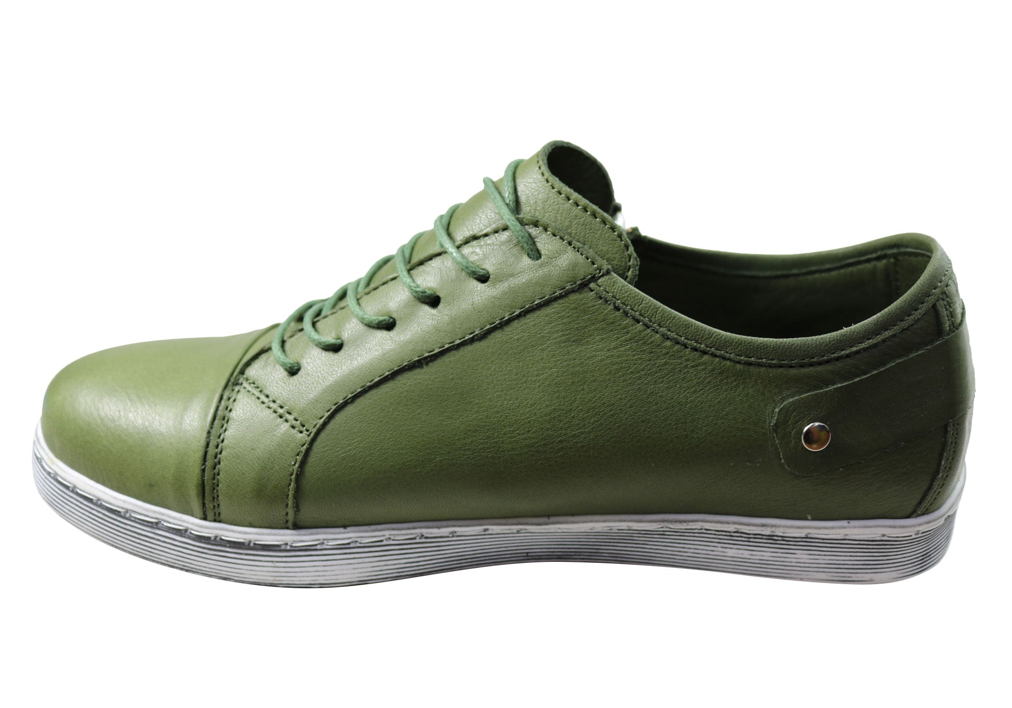 EG18 Women's Comfortable Leather Casual Shoes - European Style for Walking & Everyday Wear