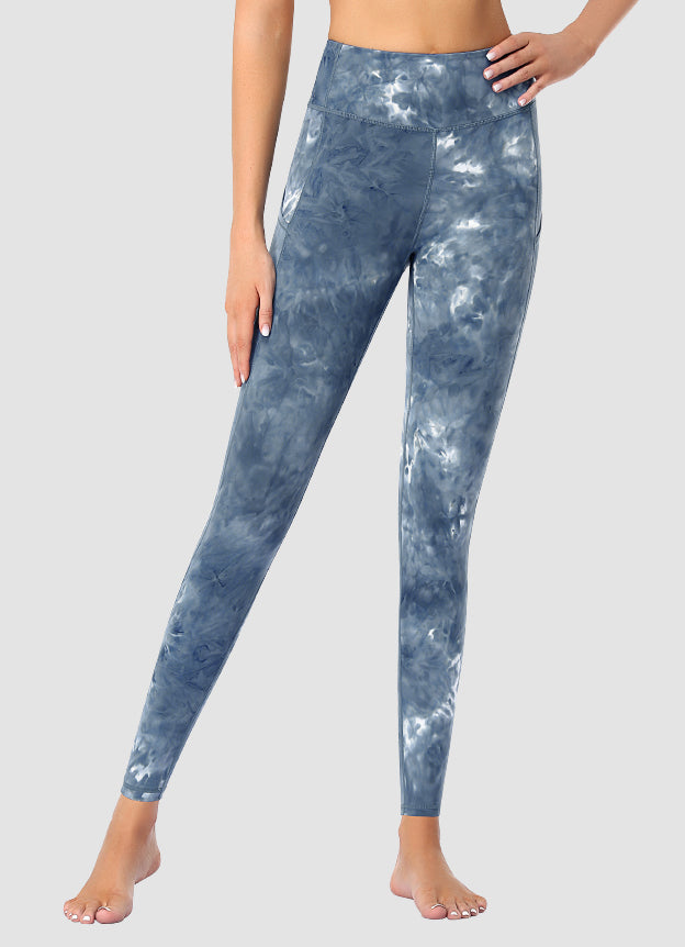 Newborn High Waist Yoga Pants for Women - Full Length Tie Dye Workout Leggings | Perfect for Yoga, Gym & Lounge Wear