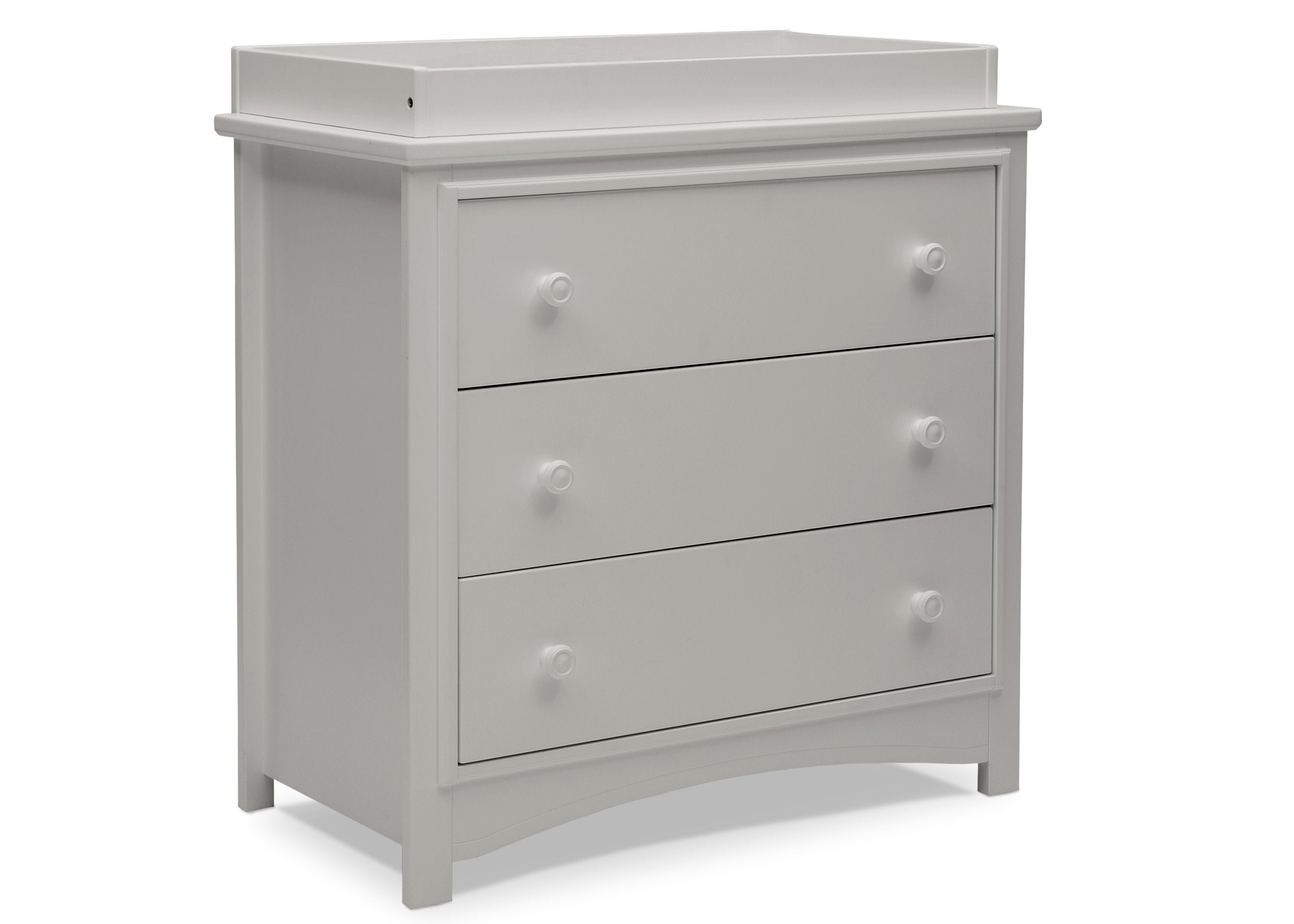 Perry 3 Drawer Baby Dresser with Changing Table Top & Secure Interlocking Drawers - Perfect Nursery Furniture for Diaper Changes & Baby Clothes Storage
