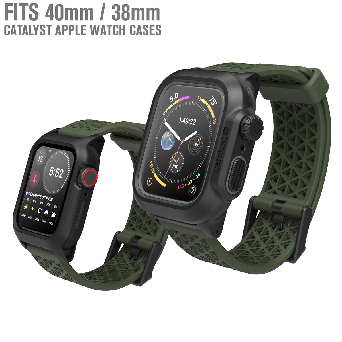 Compatible Small Size Replacement Band for Apple Watch Series 9/8/7/6/5/4/3/2/1/SE (Gen 2/1) - Perfect for Workouts, Running & Everyday Wear