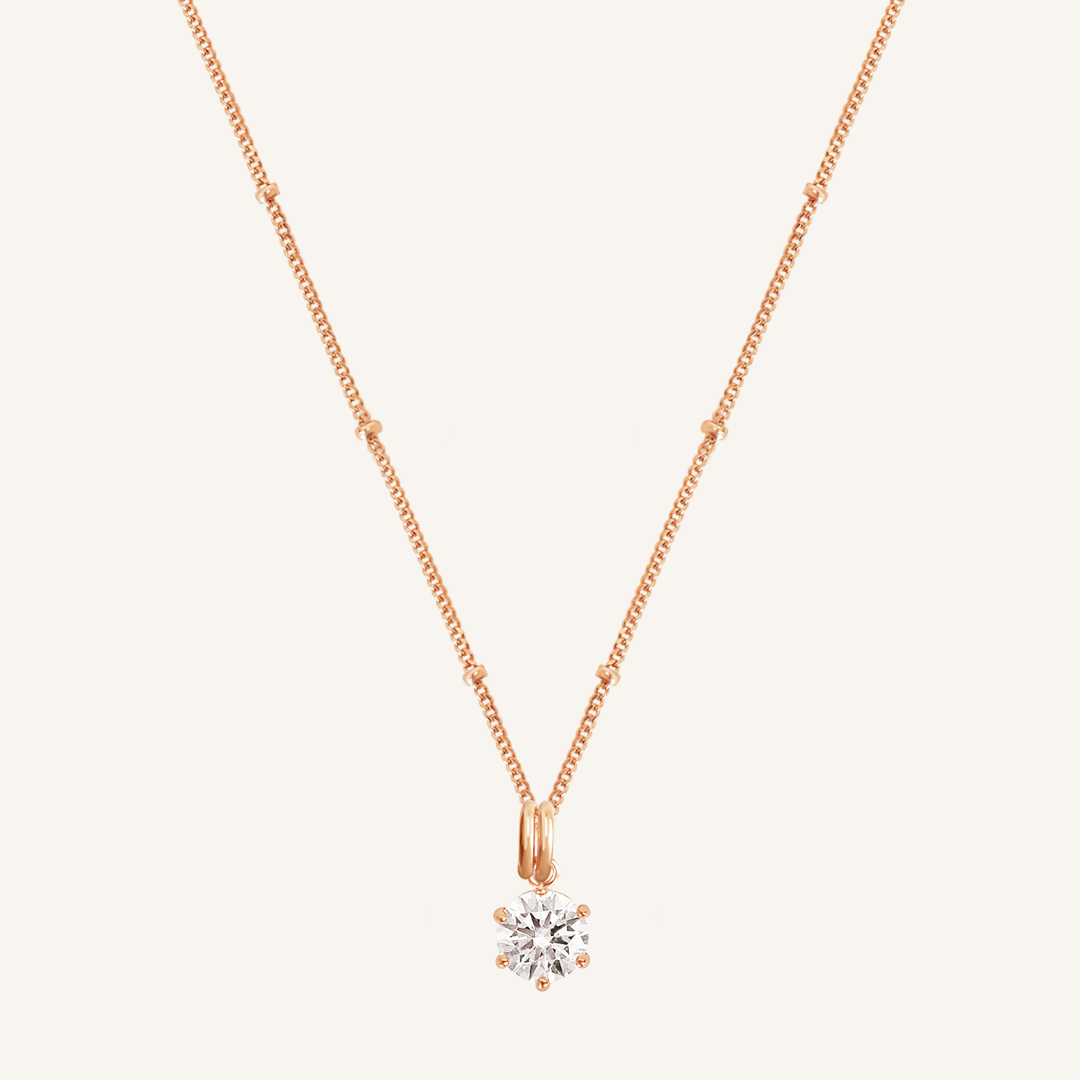 Grace Charm Necklace - Elegant Silver Pendant for Women | Perfect for Weddings, Date Nights & Special Occasions