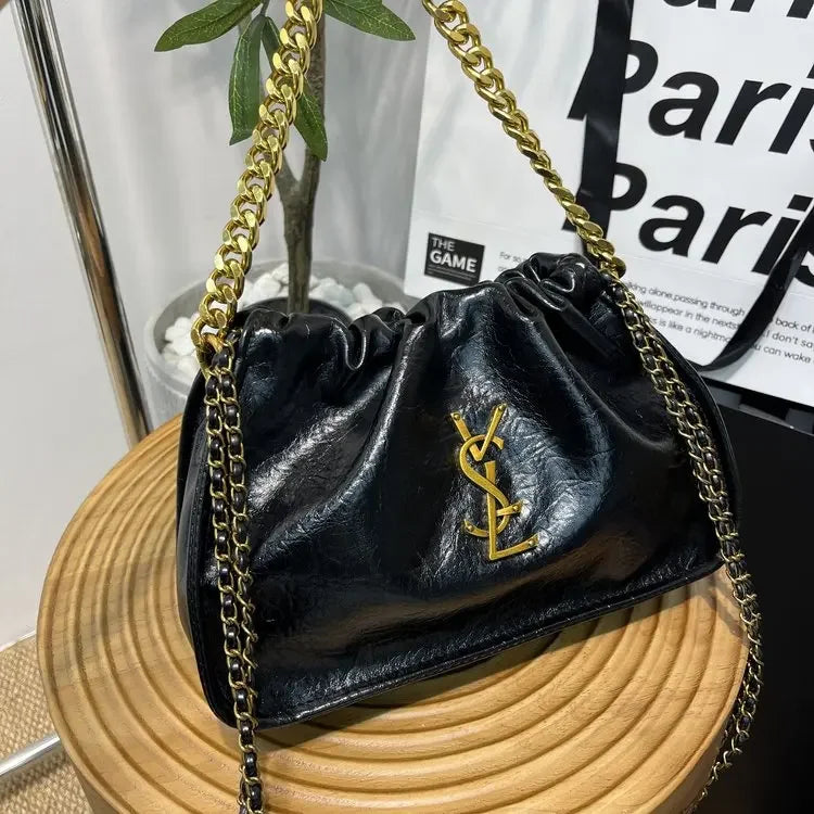 Stylish Women's Crossbody Bag - Classic PU Leather Shoulder Bag with Chain Strap & Square Wallet | Perfect for Everyday Use, Shopping, Travel & Work