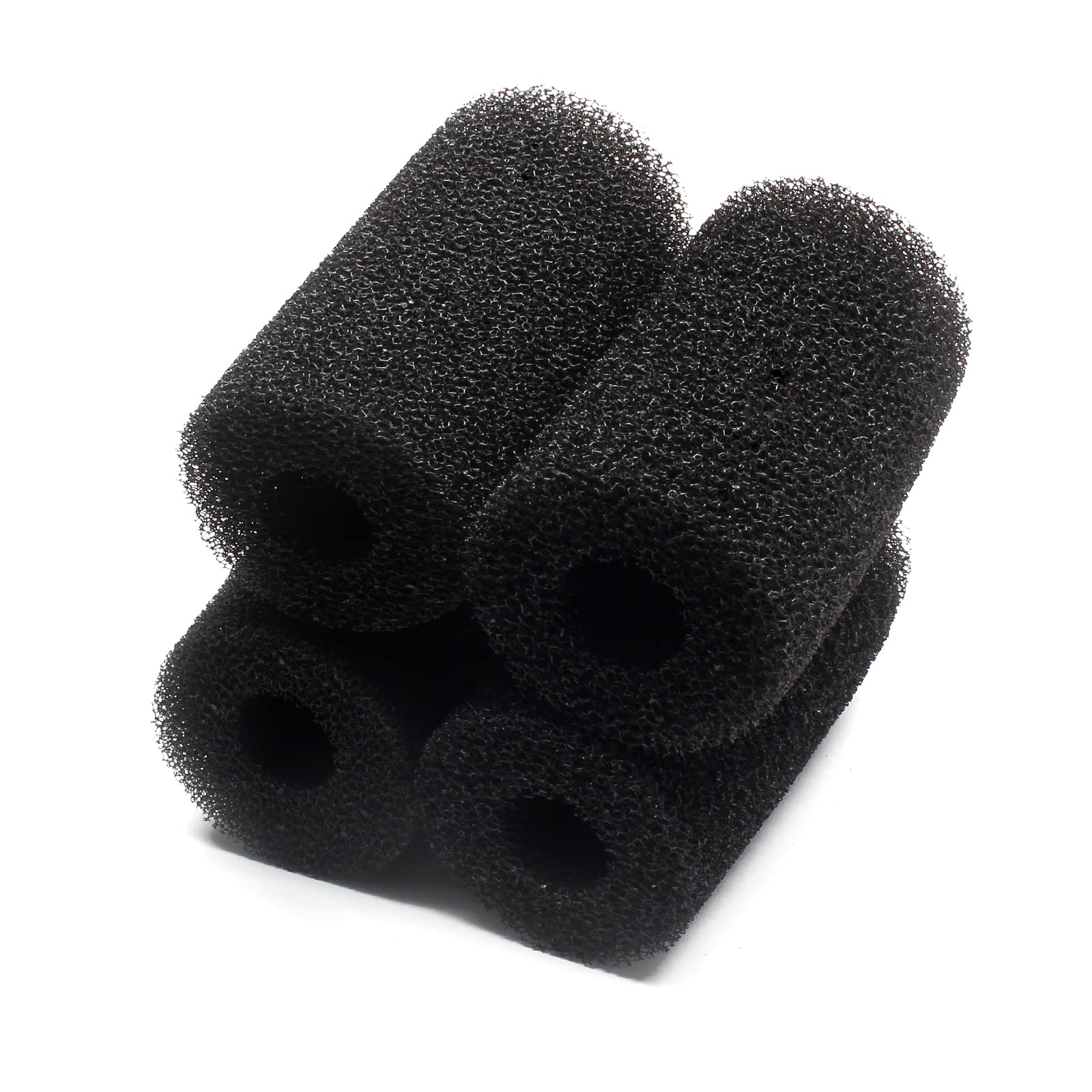 Bivethoi 4 Pack Pre-Filter Foam Sponge Roll for Aquarium Fish Tank - High-Quality Intake Filter Media Sponge (Black) - Compatible with Most Aquarium Filters - Perfect for Freshwater & Saltwater Tanks, Fish Breeding, and Water Filtration Systems