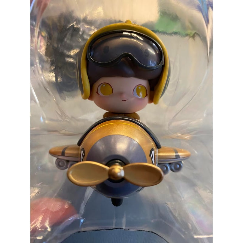 DIMOO Little Aviator Limited Edition Collectible Figure - Cute Cartoon Character Statue for Home Decor, Office Display & Gift Giving