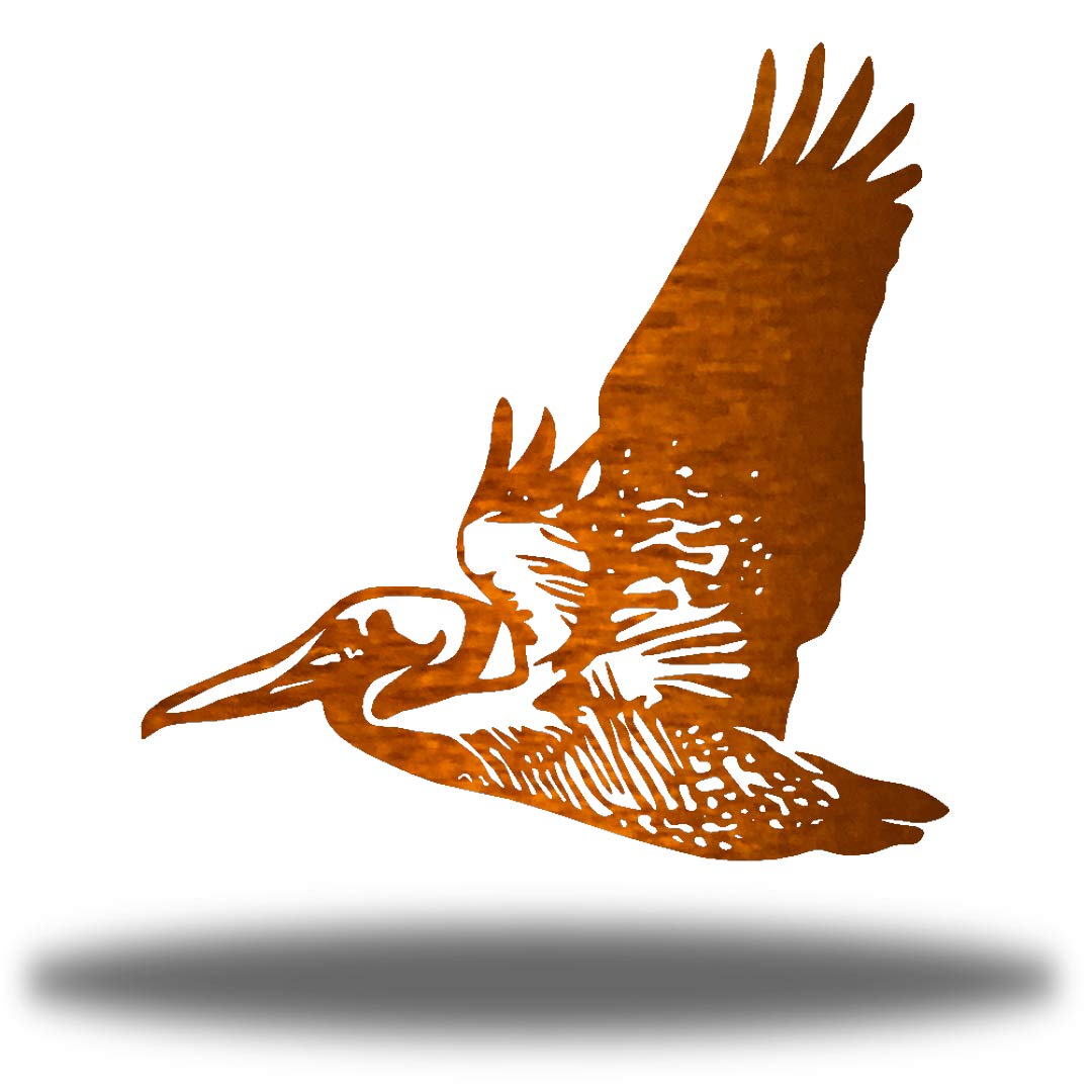 Riverside Designs Pelican Metal Art - 36
